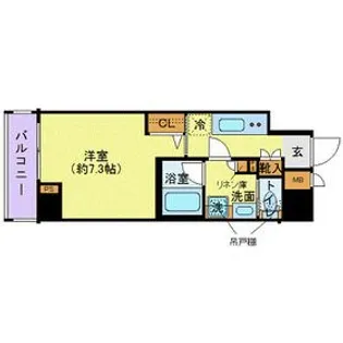 ZOOM西新宿【3階】の間取り