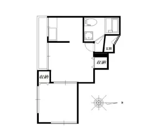 東京都中野区沼袋1【アパート】の間取り