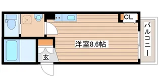 アルテラヴィータ南仙台【2階】の間取り