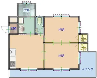 サンコートN【4階】の間取り