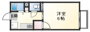 ローズハイツ【2階】の間取り