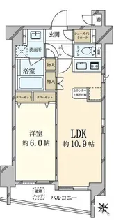 エステムプラザ日本橋弐番館【9階】の間取り