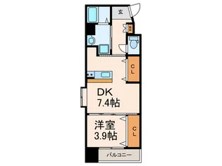 仮)アルゴヴィラージュ天神II【5階】の間取り