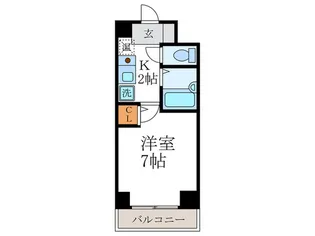 グレ-スコ-ト寺之内【3階】の間取り