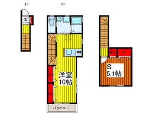 Casa ・ Comodo【2階】の間取り