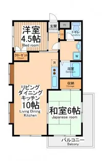 ダイヤハイツ西門【1階】の間取り