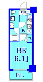 ガーラ横濱関内グランドステージ【3階】の間取り
