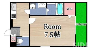栄楽荘【2階】の間取り