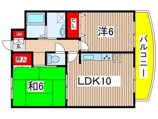 ボヌ-ルII【11階】の間取り