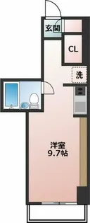 Mフラット【2階】の間取り