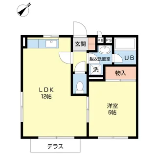 ウェールスI【1階】の間取り