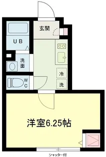 HAプログレス新宿戸山【1階】の間取り