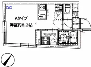 アレッタ笹塚【2階】の間取り