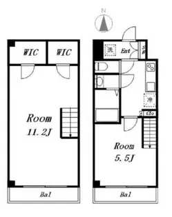 アイランド中野【3階】の間取り