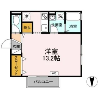 カサブランカ【2階】の間取り