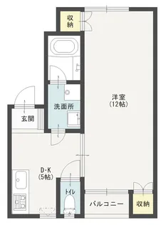 GNハイツII【1階】の間取り