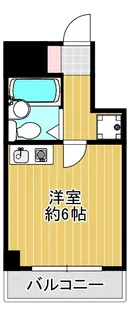 マンション輝【4階】の間取り