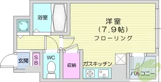 リエス支倉町【3階】の間取り