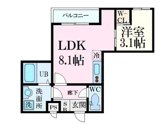 MOVE西原WEST【3階】の間取り