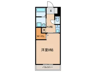 スカイパラスIII【1階】の間取り