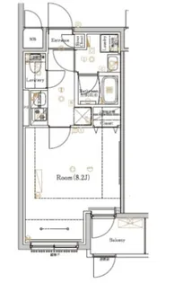 RELUXIA TOKYO NORTH【1階】の間取り
