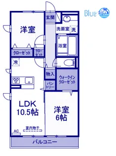 ソレイユ日吉【2階】の間取り