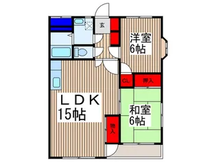 笹井レジデンスI.【1階】の間取り