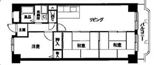 香里園オークヒルズII【3階】の間取り