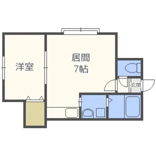 ドミール北21【2階】の間取り