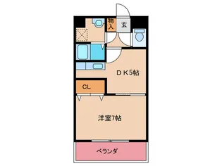 ARTHU-WIN.D.赤間【4階】の間取り