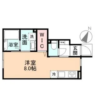 EdgeMoment長江【1階】の間取り