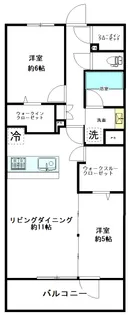 ミッドタワーいわき【2階】の間取り