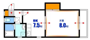 ヴィオラ大芝【4階】の間取り