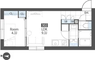 SUCCEED RESIDENCE KAMEIDO【3階】の間取り