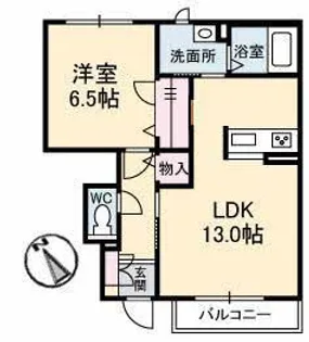 リメンブランス I棟【1階】の間取り