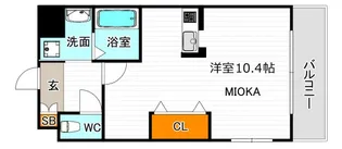 ヴィラルーチェ【1階】の間取り