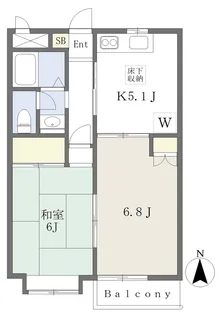 ブラウンヒルズ【2階】の間取り