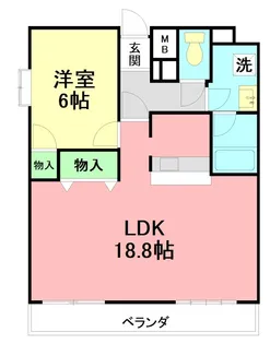 グランドエンブレム秦野【3階】の間取り