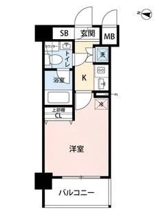 マイナビSTAY東京羽田WEST【4階】の間取り