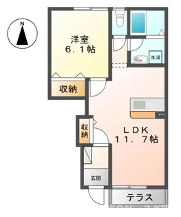 エルドラード【1階】の間取り