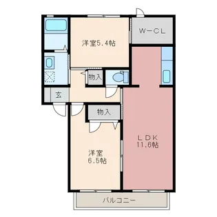 サニー・マサ【1階】の間取り