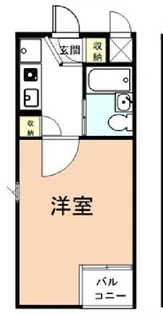 ベルトピア調布B棟【1階】の間取り