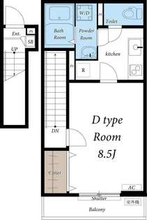 リブリ・さくら大工【2階】の間取り