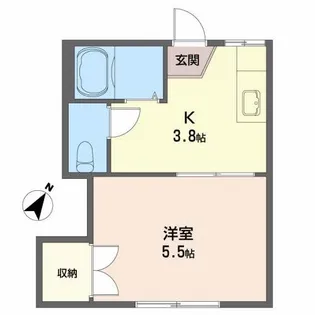 カーサ宮【1階】の間取り