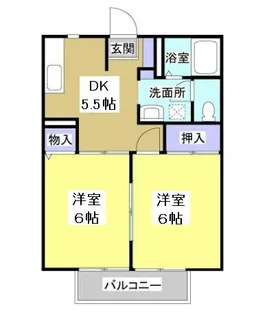 ルミエール宮の西【2階】の間取り