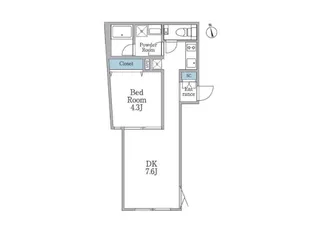 EDIT東池袋【4階】の間取り