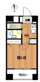 OLIO早稲田【4階】の間取り