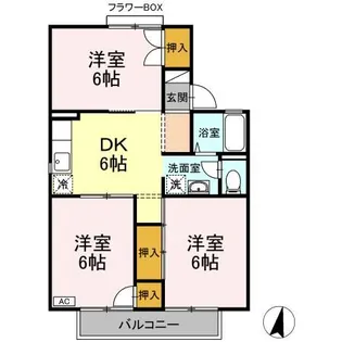 セジュール99【1階】の間取り