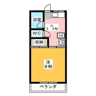 マルケンB【2階】の間取り