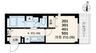 Maison de Cherie【5階】の間取り